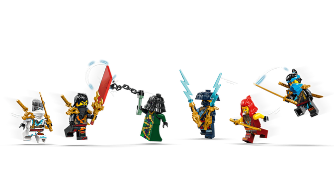 LEGO Ninjago: Barco Pirata del Templo, 2387 Piezas (71848) image number 4