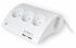 Regleta Ewent 5 Tomas + 2 Portas USB 16A Blanco image number null