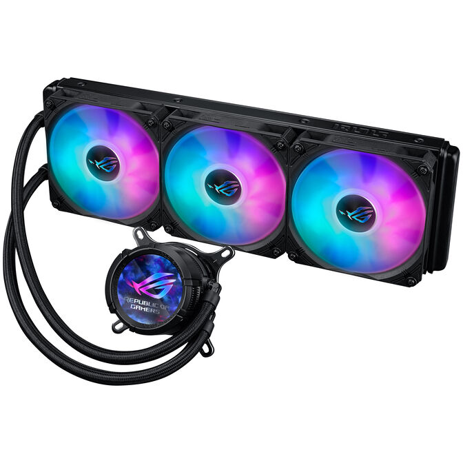 Refrigeraci&oacute;n Liquida CPU ASUS ROG STRIX LC III LCD 360mm ARGB Negro image number 2