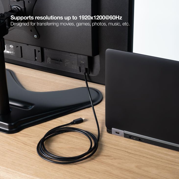 Cable Conversor Nanocable USB-C > VGA 1.8 M Negro image number 4