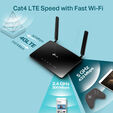 Router TP-Link Archer MR200 V4.0 AC750 Dual-Band WiFi 5 4G LTE 10/100Mbps image number null