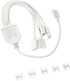 Cable Splitter Kolink 1-4 ARGB 30cm Blanco image number null