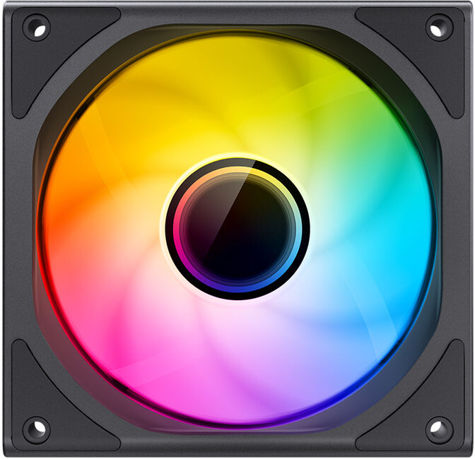 Ventilador Jonsbo ZK-120BR ARGB Reversed PWM Preto - 120mm (3PACK) image number 3