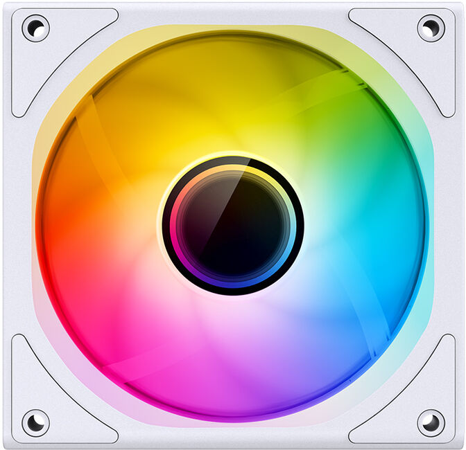 Ventilador Jonsbo ZK-120W ARGB PWM Blanco - 120mm (3PACK) image number 3