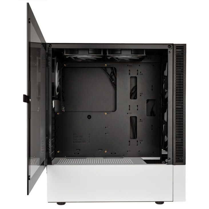 Caja ATX Kolink Observatory MX Mesh ARGB Negro/Blanco image number 1