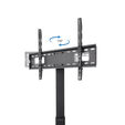 Soporte Suelo Fixo Tooq MOON 37" a 75" M&aacute;x. 40Kg Negro image number null