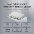 KVM Acesso Remoto GL.iNet GL-RM1PE Comet PoE Ethernet image number null