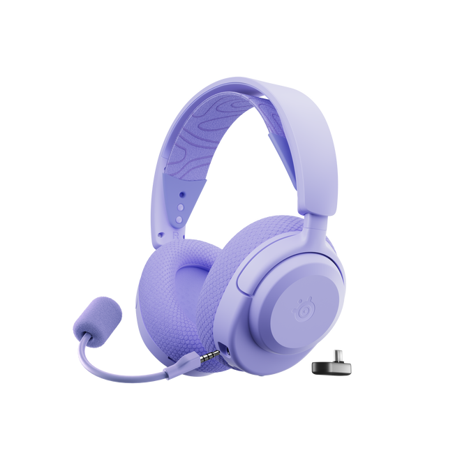 Auriculares SteelSeries Arctis Nova 3P Wireless/Bluetooth Lavanda image number 0