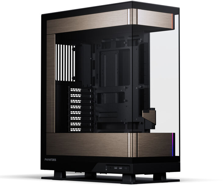 Caja ATX Phanteks Evolv Series X2 Vidro Temperado DRGB Negro/Dorado image number 0