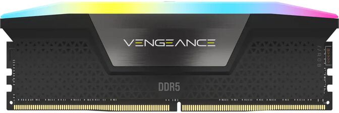 Corsair Kit 32GB (2 x 16GB) DDR5 6400MHz Vengeance RGB Black CL32 image number 2