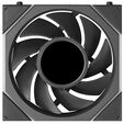 Ventilador Lian Li UNI FAN TL120 LCD FLEX Wireless Negro 120mm image number null