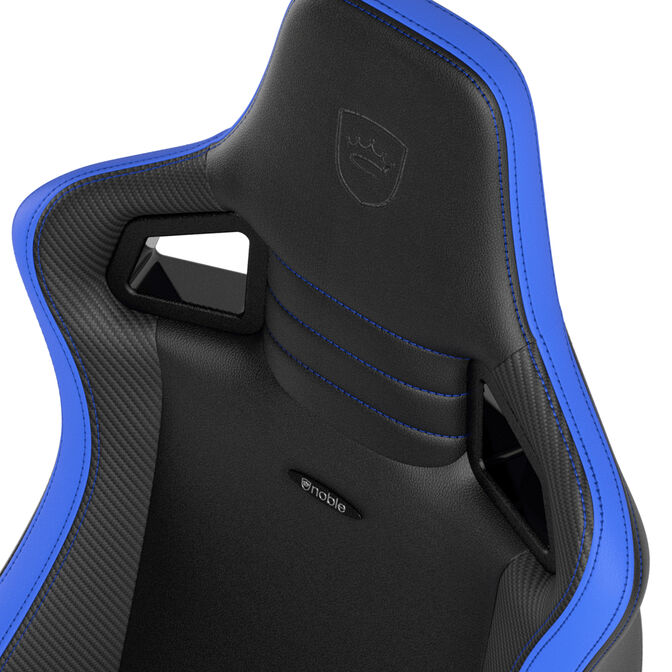Silla noblechairs EPIC Compact - Negro /Carbono /Azul image number 3
