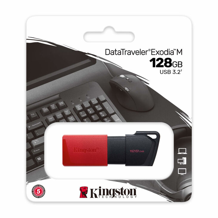 Pen Kingston DataTraveler Exodia M 128GB USB3.2 Gen 1 image number 2