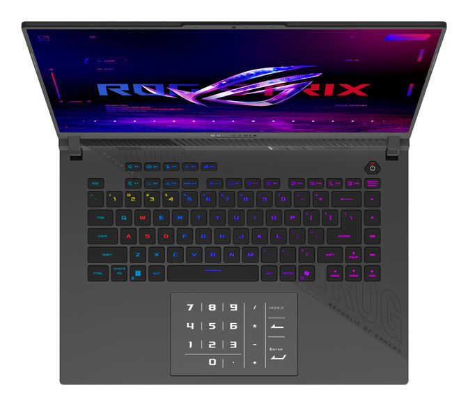 Port&aacute;til ASUS ROG Strix G16 G614PW-R98B58CS3 16" R9 8940HX 32GB DDR5 1TB RTX 5080 2.5K 300Hz image number 2