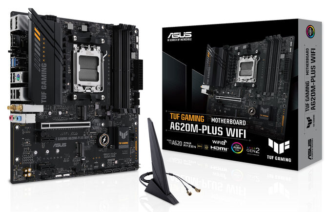 Placa Base Asus TUF A620M-Plus Gaming WiFi image number 0
