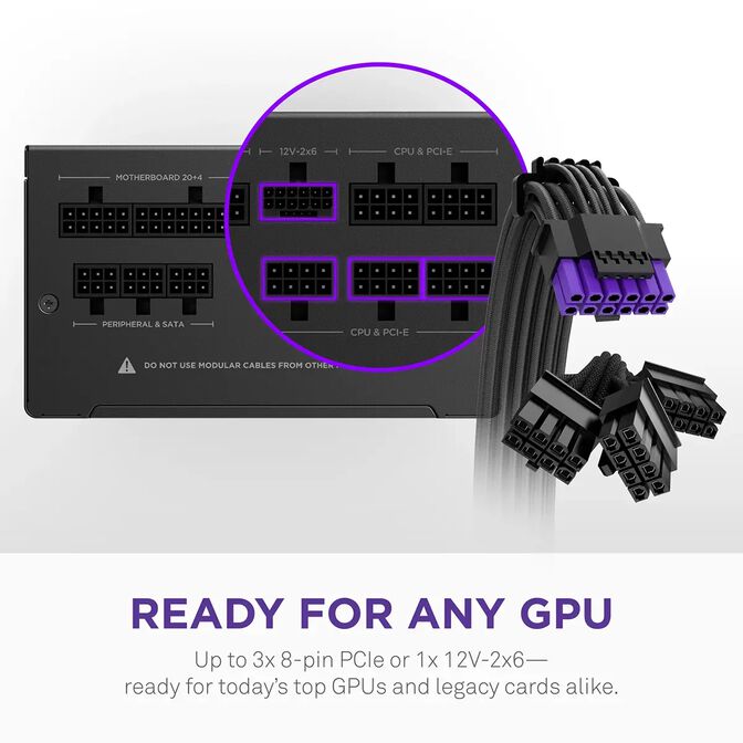 Fuente Alimentaci&oacute;n NZXT 1000W Core 80+ Gold ATX 3.1 PCIe 5.1 image number 3