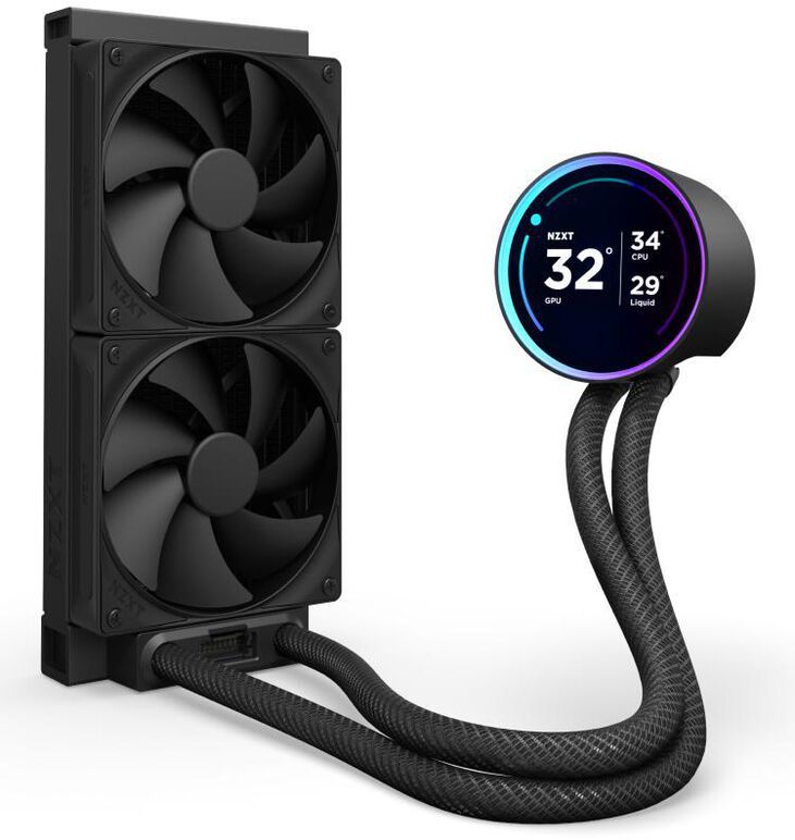 Kit de Refrigeración Líquida CPU NZXT Kraken Elite 240 (2025) Negro image number 1