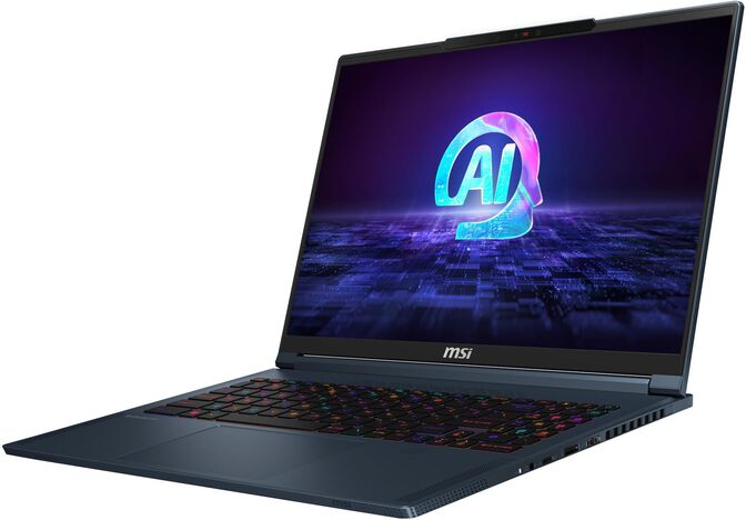 MSI Stealth 16 AI STUDIO A1VFG-087XPT Intel Core Ultra 9 185H Port&aacute;til 40,6 cm (16") Quad HD+ 32 GB DDR5-SDRAM 1 TB SSD NVIDIA GeForce RTX 4060 Wi-Fi 7 (802.11be) Azul image number 2