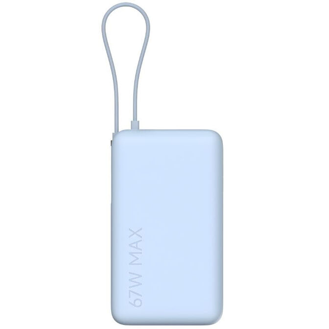 Power Bank Xiaomi 10000mAh (Cable Integrado) 67W Azul Hielo image number 0