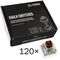 Pack 120 Switches Kailh Box Brown para Glorious GMMK
