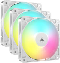 Ventilador Corsair RS120-R ARGB Reverse PWM Blanco 120mm (Pack 3)