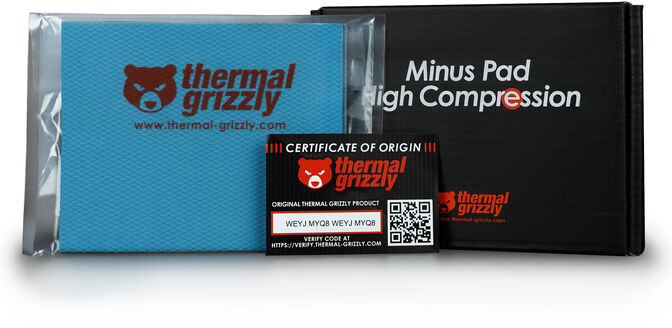 Thermal Pad Thermal Grizzly Minus Pad High Compression 120 x 100 x 1 mm (Pack 2) image number 6