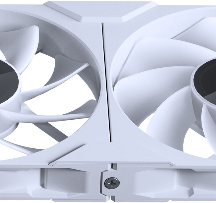 Ventilador Phanteks M25 Gen2 140mm PWM Reversed Airflow D-RGB Blanco image number 2