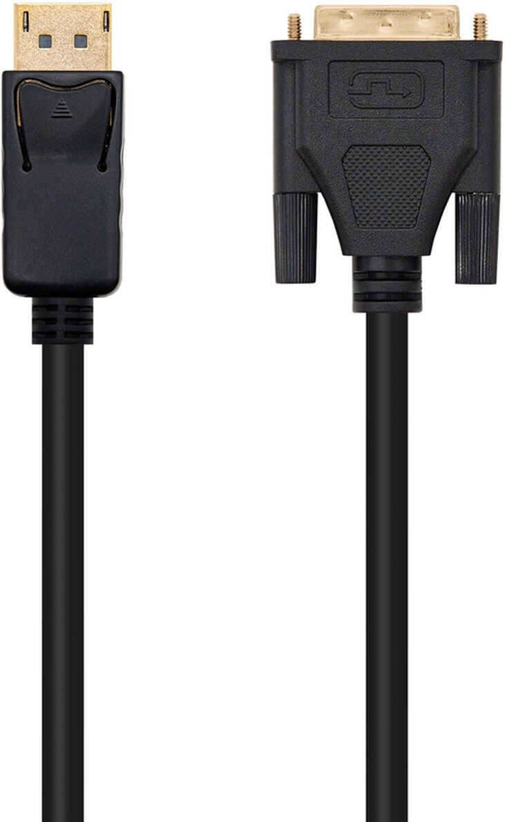 Cable Conversor NanoCable DisplayPort/M para DVI/M 2 M Negro image number 1