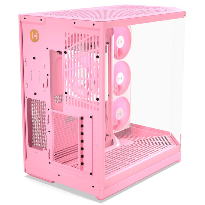 Caja E-ATX Hyte Y50 Vidrio Templado Strawberry Milk image number 7