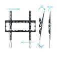 Soporte de Pared Tooq Tilt 32" a 70" Max. 45Kg Negro image number null