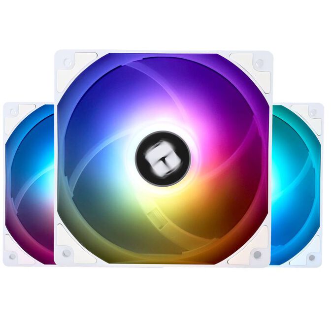Ventilador Thermalright TL-C12CW-S ARGB PWM Blanco 120mm (Pack 3) image number 0