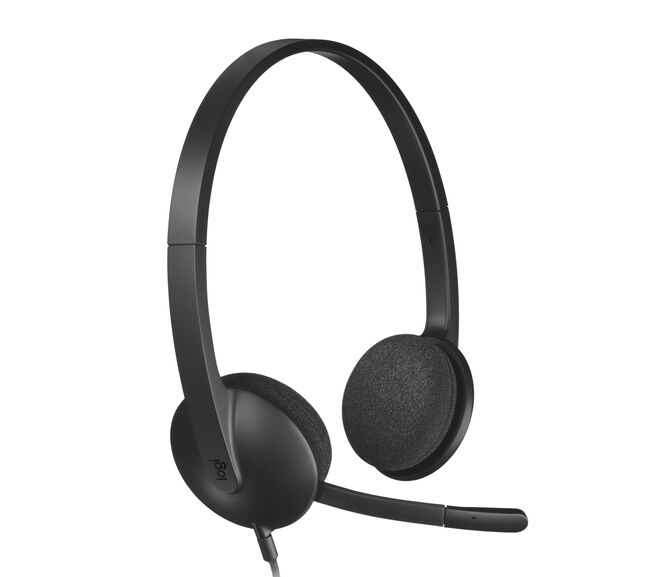 Auriculares Logitech H340 USB Negro image number 0