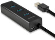USB-A-Hub AXAGON HUE-S2BL, 4x USB 3.0 - 1.2m image number null