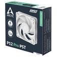 Ventilador Arctic P12 PRO PWM PST 120mm - Blanco image number null