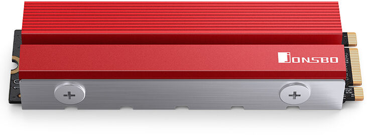 Ventilador Jonsbo M.2-6 SSD Rojo image number 3
