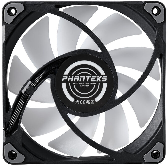 Ventilador Phanteks M25 PWM D-RGB Negra- 120mm image number 1
