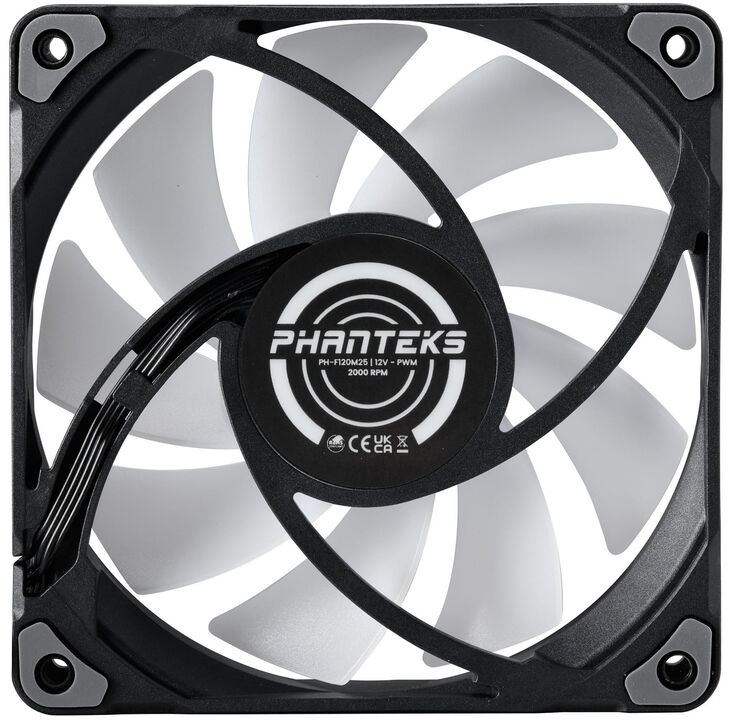 Ventilador Phanteks M25 PWM D-RGB Negra- 120mm image number 1