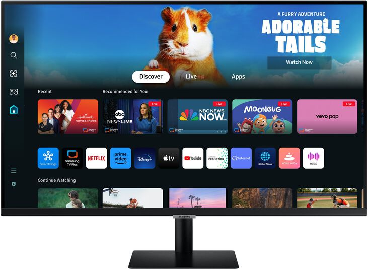 Monitor Samsung Smart M5 32" Full HD VA / 4ms / HDMI / WIRELESS C/ COMANDO image number 3