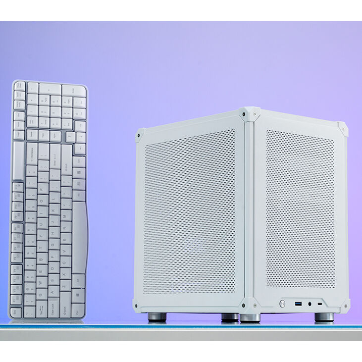 Caja Micro-ATX Jonsbo C6 Blanco image number 5