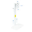 Soporte de Mesa Tooq Inclinable y Altura Ajustable de 17" a 27" M&aacute;x. 6 kg para Brazo Blanco image number null