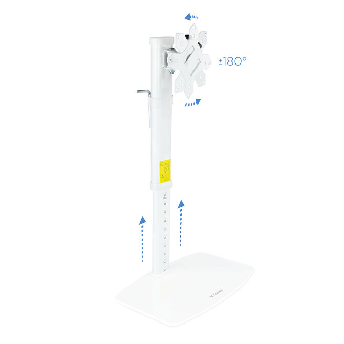 Soporte de Mesa Tooq Inclinable y Altura Ajustable de 17" a 27" M&aacute;x. 6 kg para Brazo Blanco image number 7