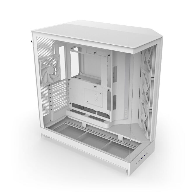 Torre E-ATX NZXT H9 Flow Blanca (2025) Cristal Templado image number 4