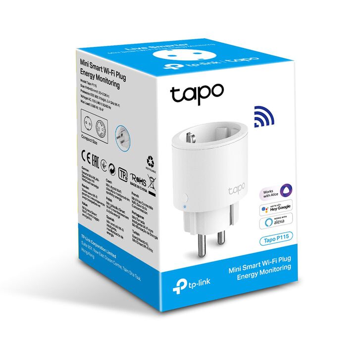 Tomas Inteligente TP-Link Tapo P115 Mini Smart Mon. de Consumo de Energia image number 1