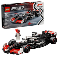 LEGO Speed Champions: Coche de Carreras MoneyGram Haas F1 Team VF-24, 242 Piezas (77250)