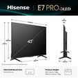 Televisor Hisense 43E7Q PRO 43" QLED UltraHD 4K VIDAA image number null