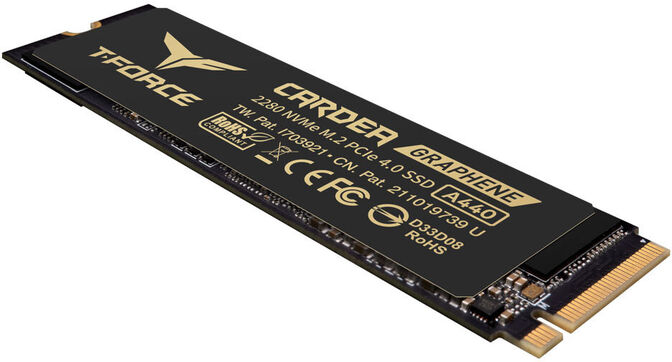 SSD Team Group T-Force Cardea A440 HS 4TB Gen4 M.2 NVMe (7000/6900MB/s) image number 3