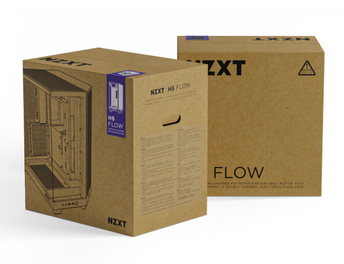 Torre ATX NZXT H6 Flow Blanca Cristal Templado image number 14