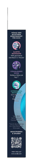 Recambios para Cepillo de Dientes El&eacute;ctrico Oral-B iO Ultimative Reinigung Pack 2 Unidades Negro image number null