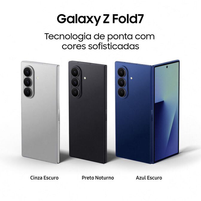 Smartphone Samsung Galaxy Z Fold 7 5G 8.0" (12 / 256GB) 120Hz Noche Negra image number 1