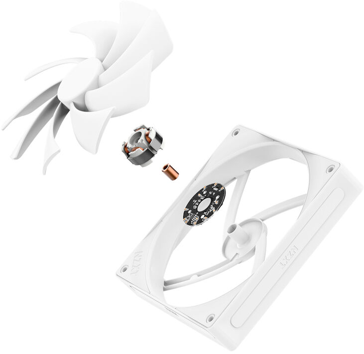 Ventilador NZXT F140 Q QUIET AIRFLOW V2 140mm - Single Pack Blancas image number 5